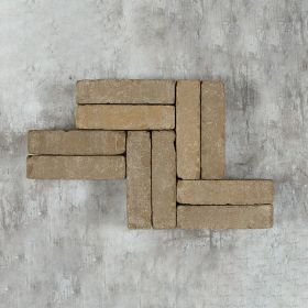Antique Brown Clay Paver - 200x48x58mm Sample