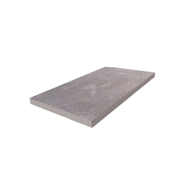 Tumbled Black Sandstone Rock-Faced Step