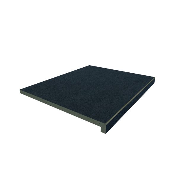 Image Displaying 900x500 Charcoal Step with a 40mm Downstand Edge