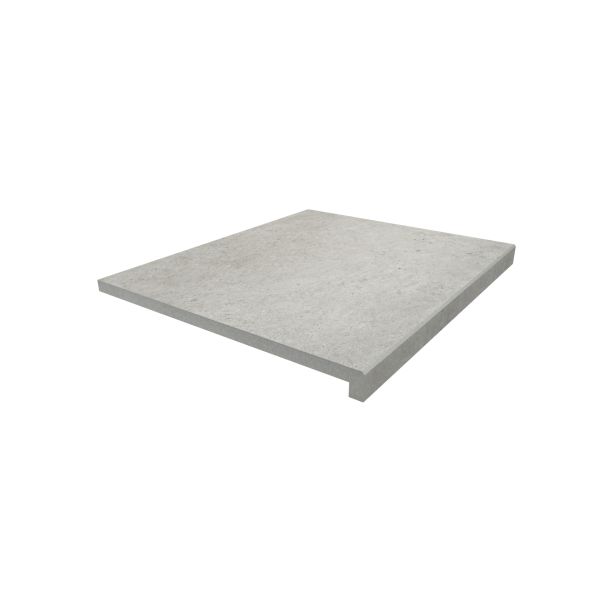 Image Displaying 600x500 Florence Grey Step with a 40mm Downstand Edge