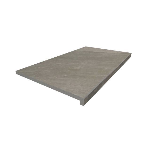 Image Displaying 900x500 Kandla Grey Step with a 40mm Downstand Edge