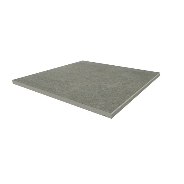 Image Displaying 600x600 Steel Grey Step with a 5mm Chamfer Edge