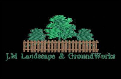 J.M Landscapes & Groundworks Logo