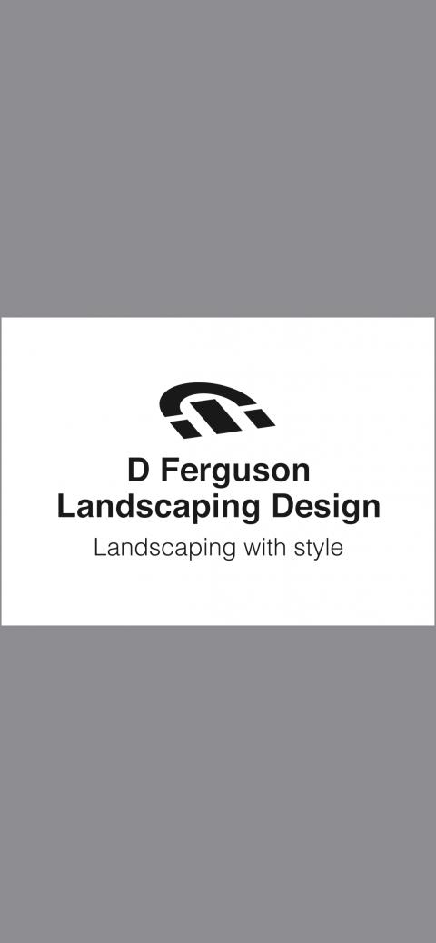 D Ferguson Landscaping Design Logo