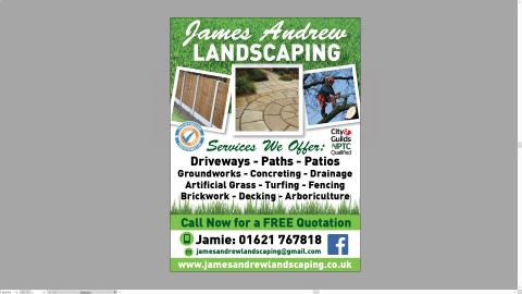 James Andrew Landscaping Logo
