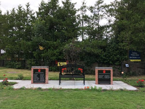 Sandiway and Cuddington War Memorial Garden uses Silver-Grey Granite to Simple Effect