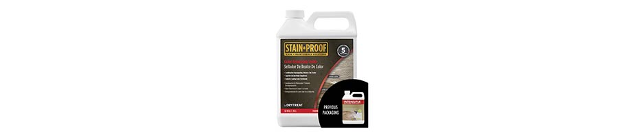 Container of Dry Treat Stain Proof colour enhancing sealant