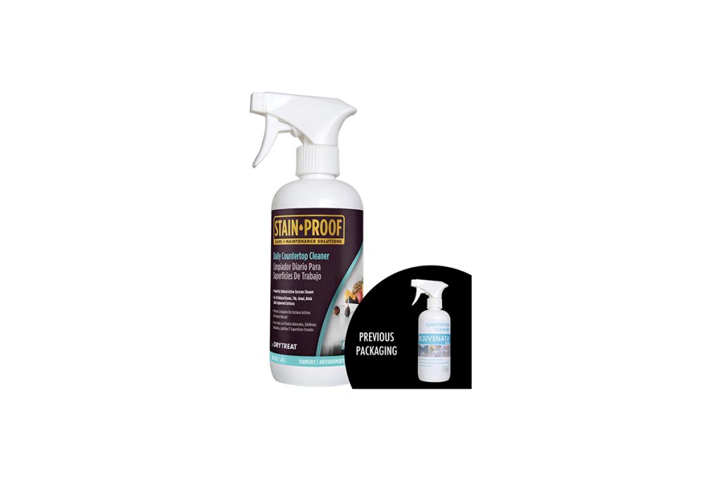 Spray bottle of Dry Treat Daily Countertop Cleaner