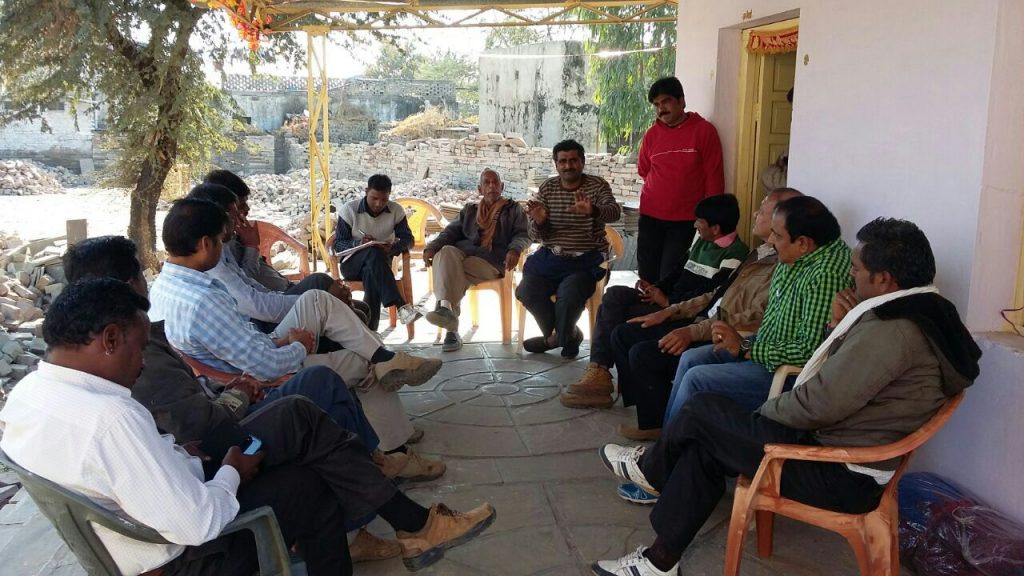 Manjari engaging with the Cobble traders’ union meeting