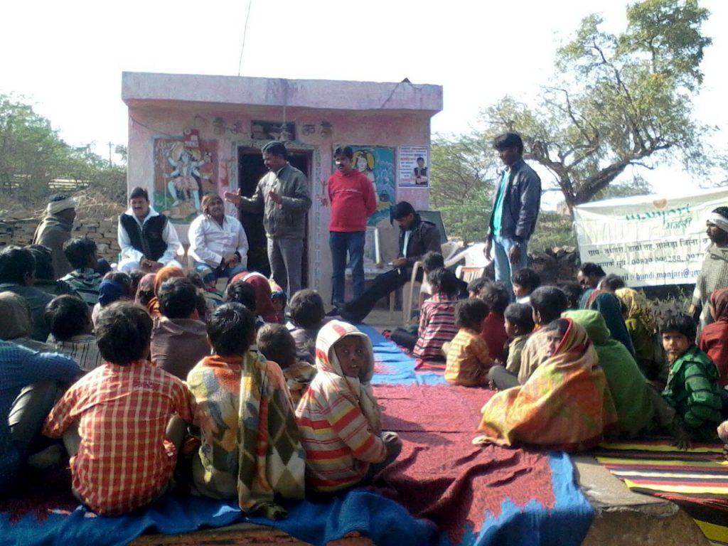 The community in Budhpura have come together to get right behind this project