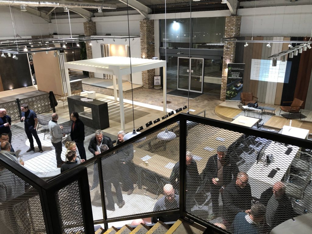 View from above of ground floor of Surrey Showroom.