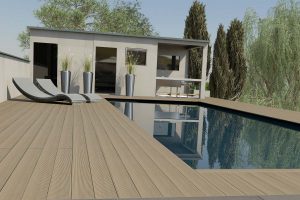 Brushed and Grooved DesignBoard Composite Decking