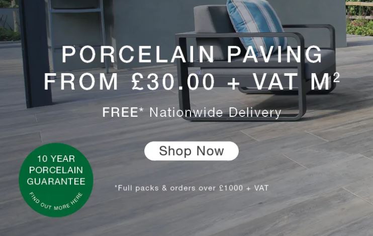 Our 10-Year Porcelain Guarantee disperses worry about the cost of porcelain paving.