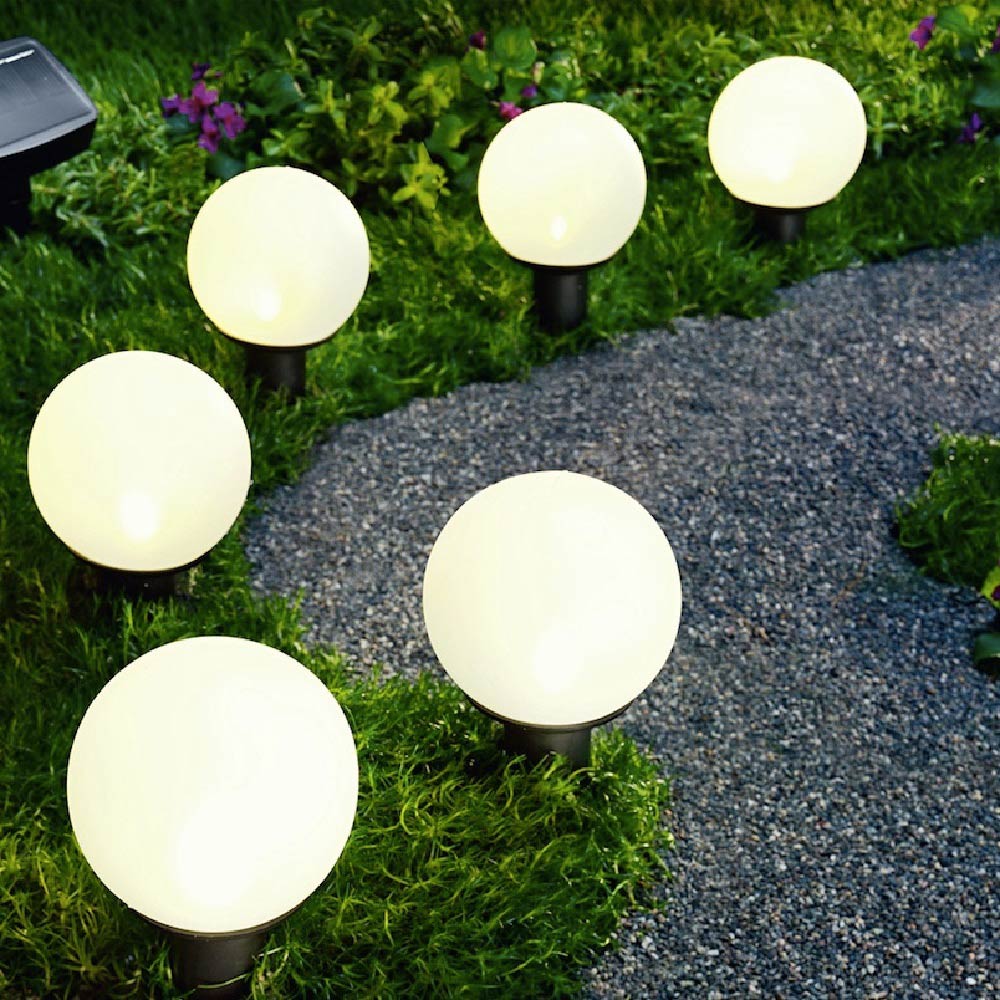 Guide the way across your garden with garden lights.