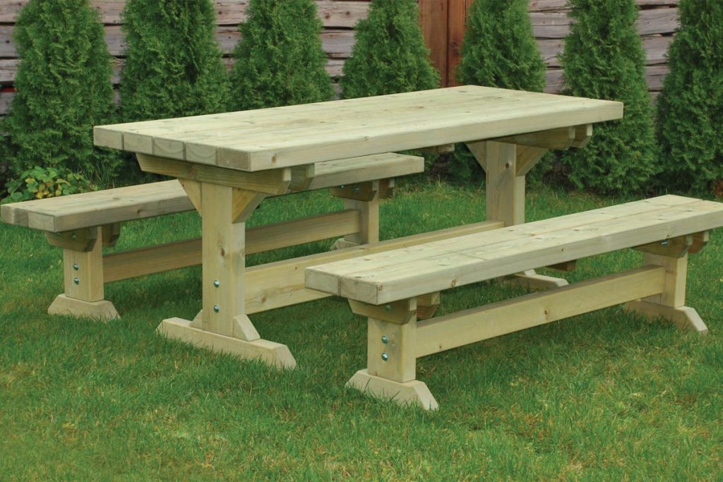 Wooden garden furniture is a stunning choice for a garden but requires treating to keep it looking its best.