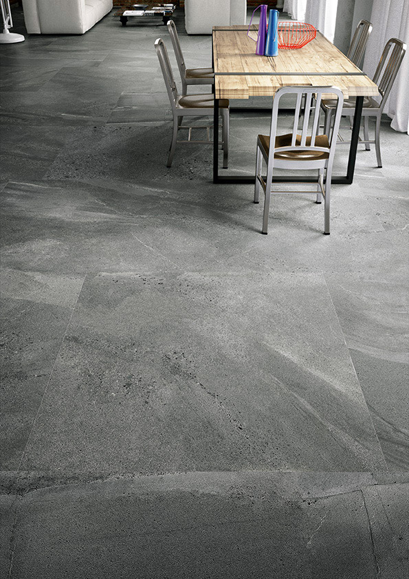 Porcelain tiles are the perfect choice for floors.