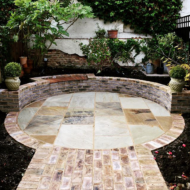 Facing bricks are perfect as garden walling.