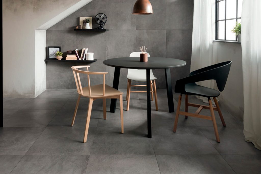 Porcelain tiles are ideal for making a bold statement around the home.