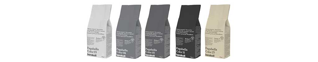 Selection of Fugabella patio grouting for pointing paving from London Stone