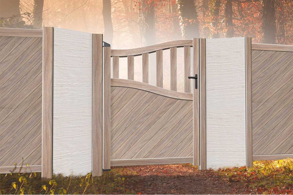 Metal pedestrian gates are the perfect finishing touches for the garden.