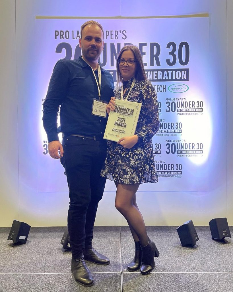 Diana and husband both 30 Under 30 award winners from London Stone. 