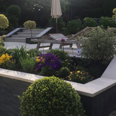 Using Beige Smooth Sandstone Coping Stones is a popular garden trend in 2022