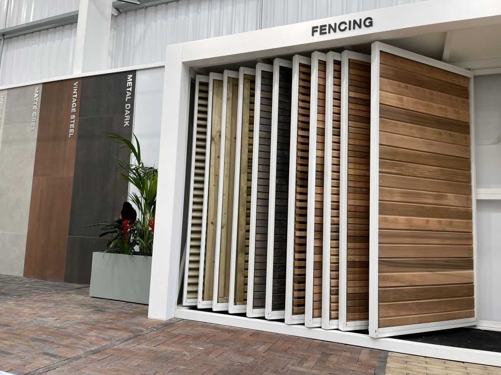 The ground floor of our Birmingham Showroom features our range of fencing panels