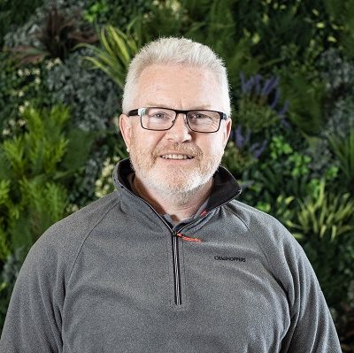 Hard landscaping Hampshire showroom manager Marc Ryan