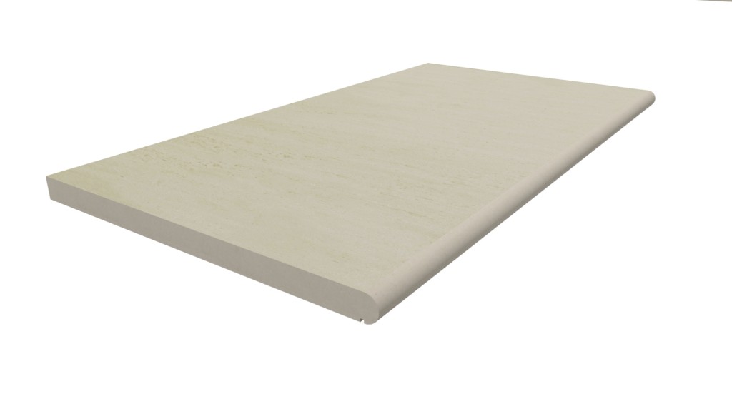 Faro Porcelain Step 1194 x 500 x Long Edge 40 mm Bullnose With Drip Groove