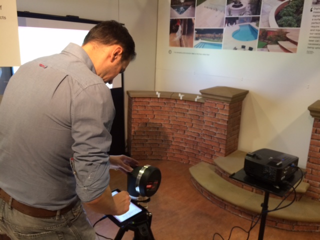 image3 Piotr operating the laser templating machine